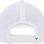 Gorro con imán mujer blanco/rojo ciruela