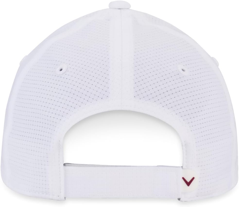 Gorro con imán mujer blanco/rojo ciruela