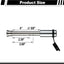 Cerradura remolque acero inox 5/8" con juntas goma set 1