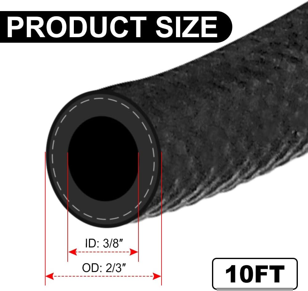 Manguera combustible 3/8" NBR 10ft 300PSI