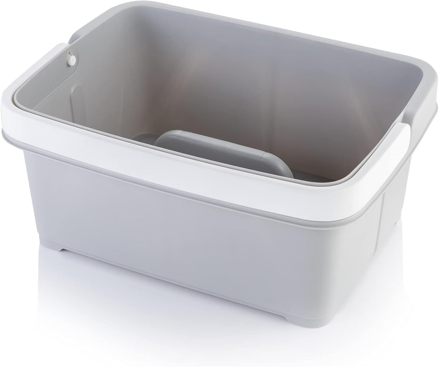 Organiz. plástico con asa plegable para despensa