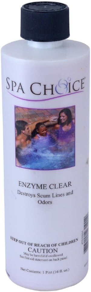 Bañera hidromasaje transparente 1pint clarificador spa