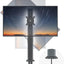 Soporte brazo monitor 27-42pulg ajustable giro rotación