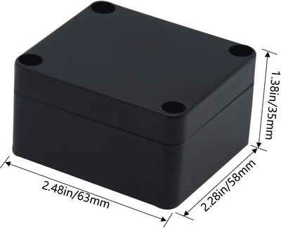 Caja derivación eléctrica plástico ABS IP65 negro