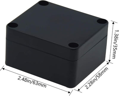 Caja derivación eléctrica plástico ABS IP65 negro