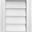 Ventana Gable PVC 12x16" con Marco 2x1.5"