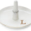 Soporte anillos con iniciales bandeja regalo