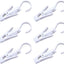 6 Ganchos Ropa Sucia Alfileres Giratorios Clips Colgar