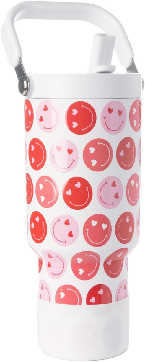 Vaso paja abatible 30oz acero inox tapas intercambiables
