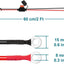 5 Cables Extensión SAE 16 AWG para Motocicleta Solar RV