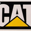 Placa aluminio CAT negro para matrícula
