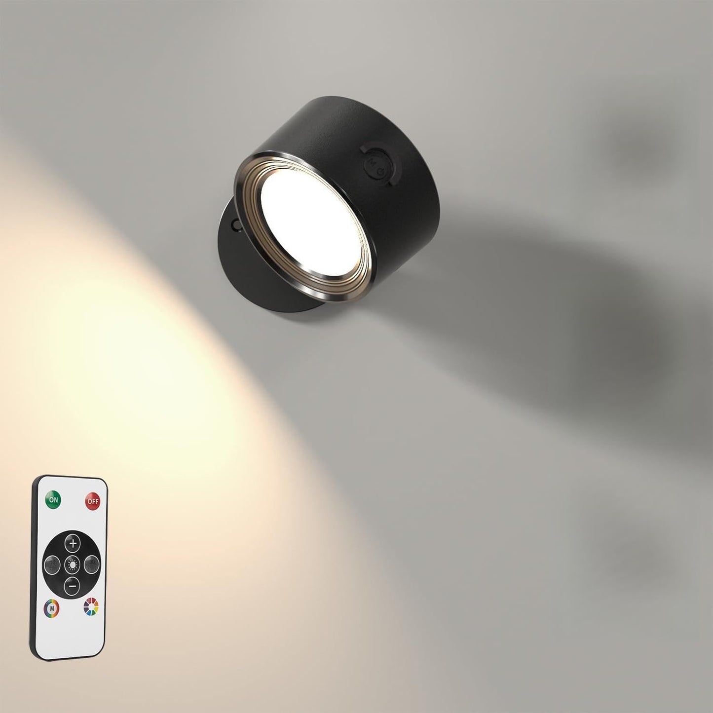 Lámpara pared LED RGB control remoto 3000mah dormitorio