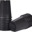 10 Macetas Plástico Negro 5.3" para Vivero y Suculenta