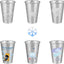 Set 6 Tazas Térmicas Aluminio Medusas Sensibles al Frío