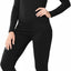 Ropa interior térmica mujer forro polar long johns clima