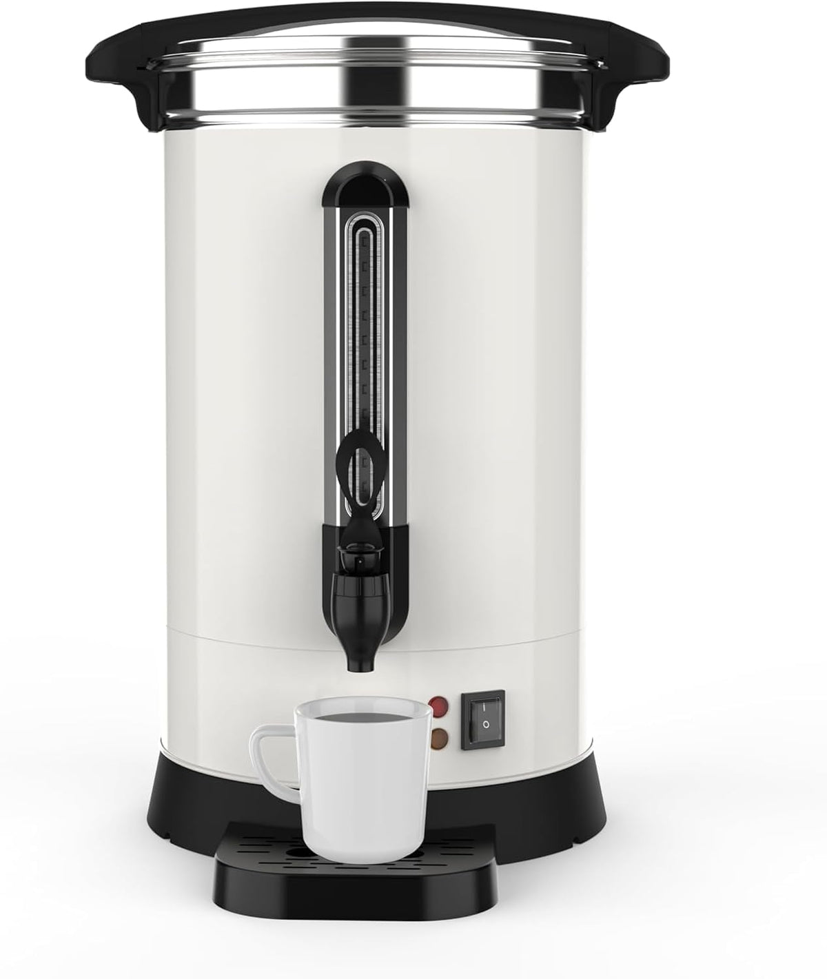 Cafetera comercial 18L acero inox 120 tazas doble pared