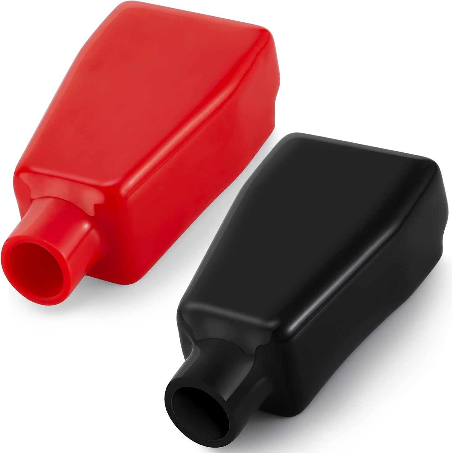 2 Cubiertas Terminales Batería Aislante Rojo Negro Barcos