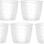 Taza medición plástico transparente 5uds 5.4oz
