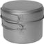 Set cocina titanio 2pulg con mango plegable ultraligero