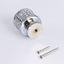 Pomos cobre gabinetes y cajones plateado pack 10