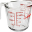 Taza medidora vidrio 8oz