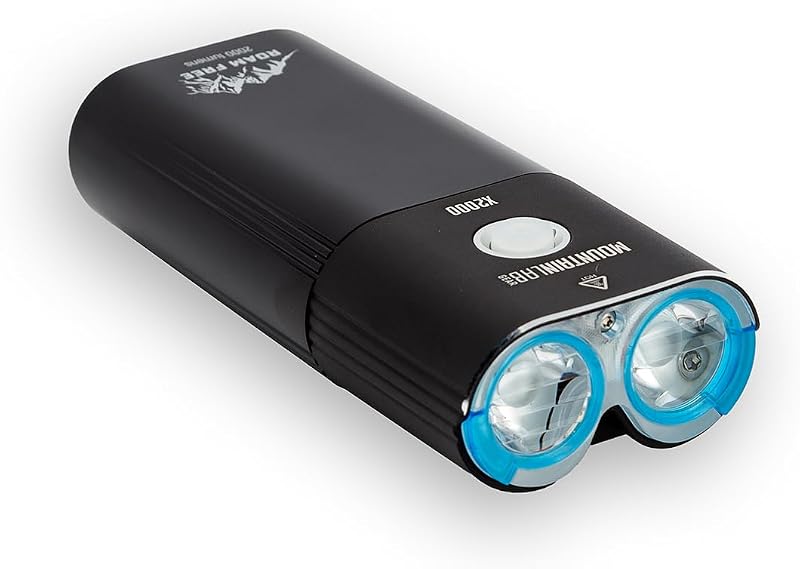 Kit linterna X2000 LED 2000lm soportes manillar casco