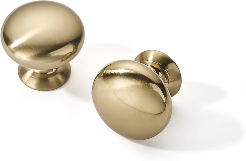 10 Perillas Bronce Champán para Gabinetes Cocina Armarios