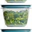 Set 3 Recipientes Flex & Seal Transparentes 7 Tazas