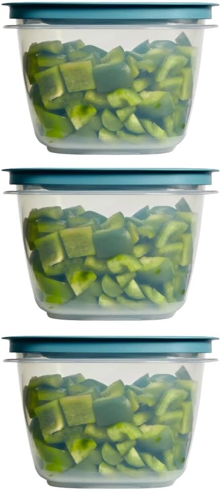 Set 3 Recipientes Flex & Seal Transparentes 7 Tazas