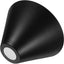 Pantalla lámpara colgante hierro negro minimalista