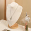 Soporte joyas bambú 9" para hogar tienda beige