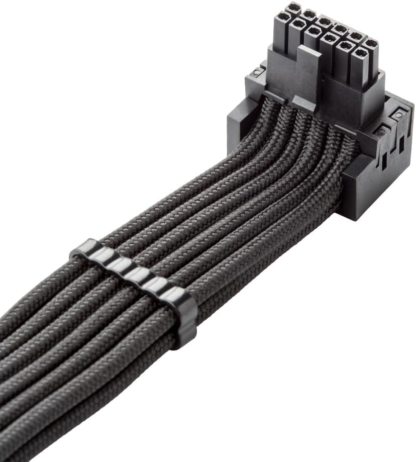 Cable PCIe directo 12V 2x6 negro Stealthsense
