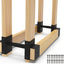Kit soporte leña 2x4 3 profundidades ajustables patio