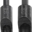 2 Unids vástago 1/4 pulg cuero para taladro artesanía