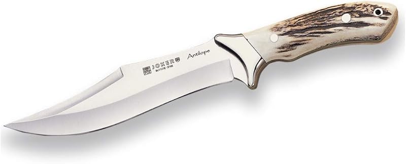 Cuchillo caza CC01 antílope hoja curvada 7.67pulg acero inox