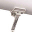Soporte automático toldo RV blanco
