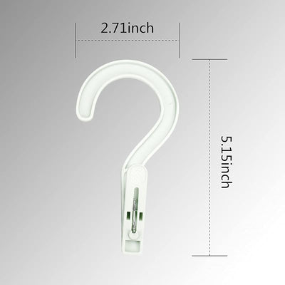 Ganchos para ropa sucia botas clips baño viaje 12uds