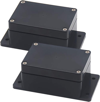 Caja conexión plástico ABS IP65 universal negro