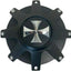Tapa rueda Offroad Cross Logo Negro
