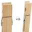 24 Pinzas Madera 2.83pulg Resistentes