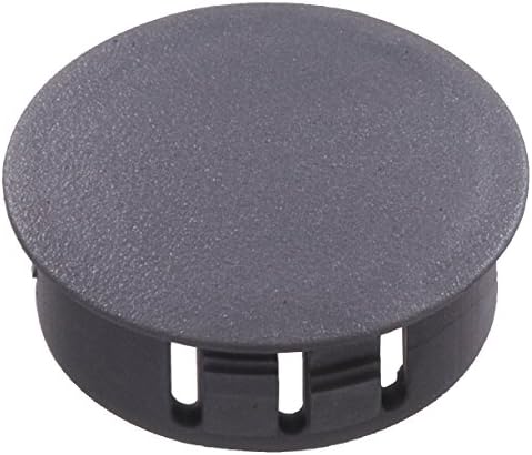 Sello nailon gris con agujero 1-3/4 pulg set 4 color negro