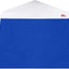 Pared lateral toldo tienda 10x10 pierna inclinada azul