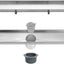 Drenaje ducha 18pulg acero inox cepillado 304 2en1