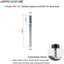 Molino carburo cuadrado 0.157pulg aluminio cobre 3 flautas U
