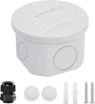 Caja eléctrica IP65 ABS plástico resistente agua 7.9x3.9x2.8pulg