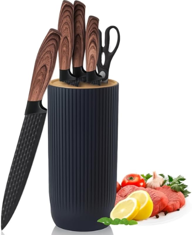 Set 6 Cuchillos Chef Acero Inox Mango Ergonómico