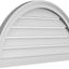 Ventilación a dos aguas PVC superficie semicircular blanca