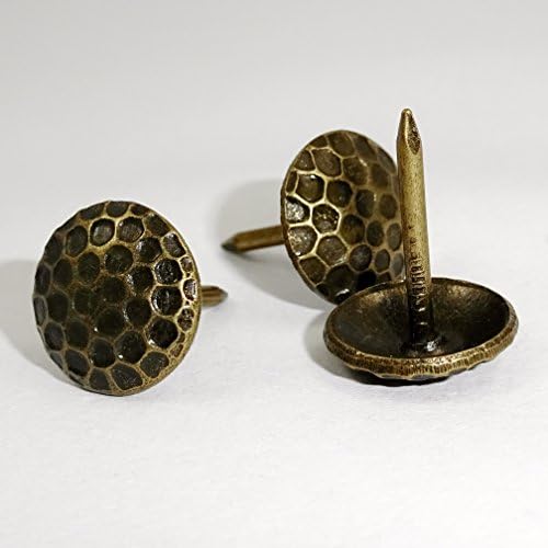 Clavos tapicería panal 7/16 100 pzas acabado latón antiguo