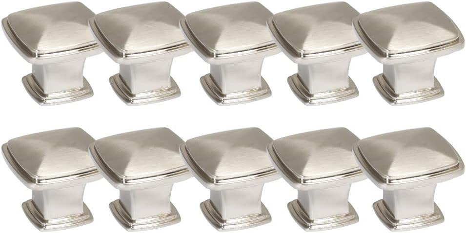 Pomo gabinete níquel satinado pack 10