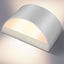 2 Apliques LED Pared Regulables Aluminio Blanco Cálido 3000K